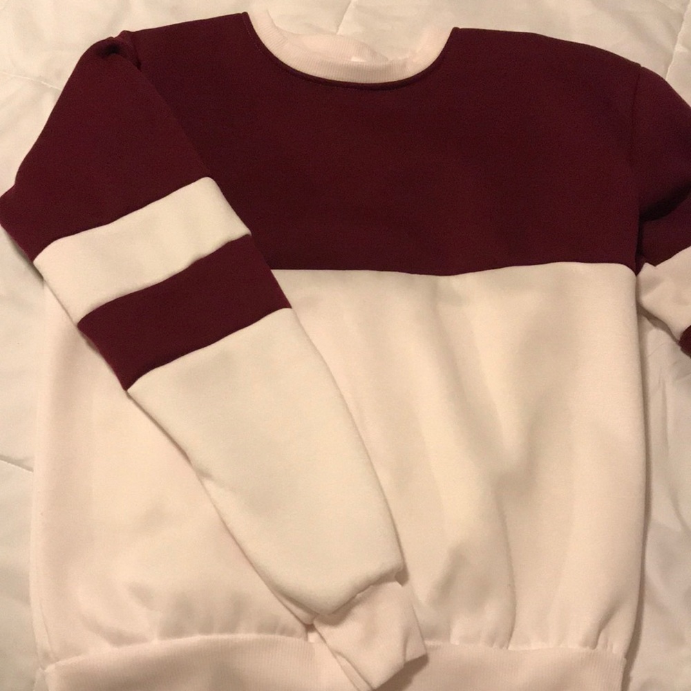 Striped sweater from Romwe